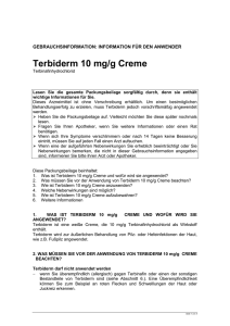 Terbiderm 10 mg/g Creme