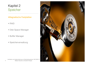 Disk Space Manager - Datenbanksysteme Tübingen