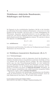 4 Nichtlineare elektrische Bauelemente, Schaltungen und Systeme