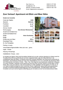 Zum Verkauf: Apartment mit Blick und Meer Nähe