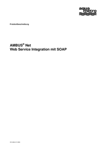 AMBUS Net Web Service Integration mit SOAP
