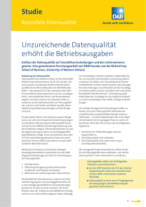 Kostenfalle Datenqualität White Paper (PDF, 151