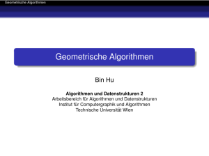 Geometrische Algorithmen