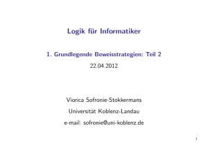 Logik für Informatiker