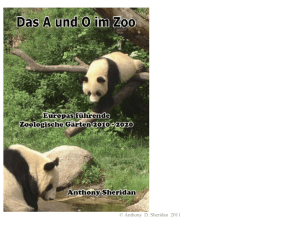 Das A und O im Zoo – Europas führende Zoologische Gärten 2010