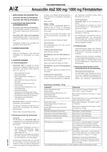 Amoxicillin AbZ 500 mg / 1000 mg Filmtabletten - AbZ