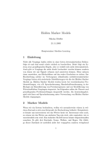 Hidden Markov Models - CAMP-TUM