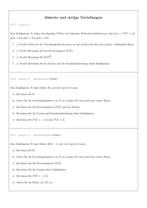 diskrete und stetige Verteilungen