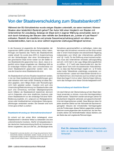 Von der Staatsverschuldung zum Staatsbankrott? | SpringerLink