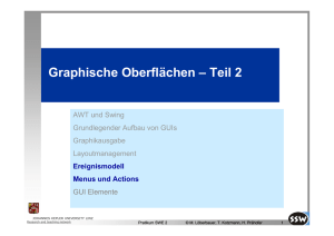 Graphische Oberflächen – Teil 2