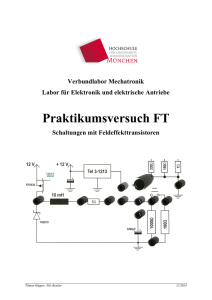 Praktikumsversuch FT - Lehrveranstaltungen