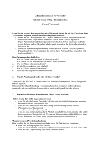Gebrauchsinformation Palexia retard 150mg