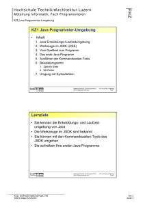 KZ1 Java Programmier