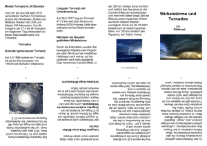 Wirbelstürme und Tornados
