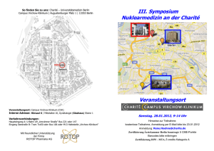 III. Symposium Nuklearmedizin an der Charité Veranstaltungsort