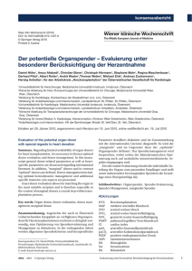 Der potentielle Organspender