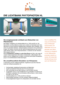 Produktblatt phytophoton HL