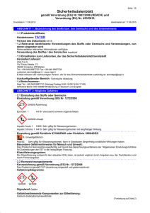 Sicherheitsdatenblatt - ten Dijk Ongediertebestrijding