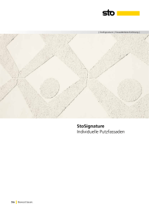 StoSignature Individuelle Putzfassaden