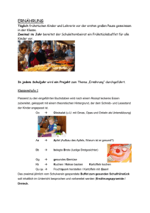 ernährung - Grundschule Stapelfeld