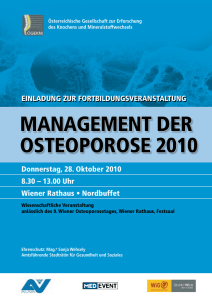 HPManagement der Osteoporose 2010