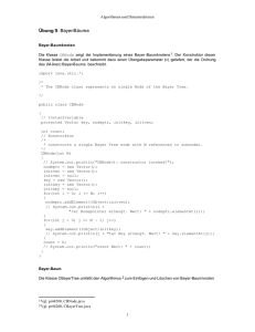 Übung 9: Bayer-Bäume - oth