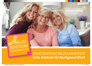 Info-Folder Brustzentrum - Salzkammergut