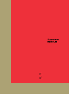 Spielzeitbroschüre Staatsoper Hamburg 2015-16