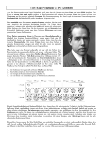 Text 1 Expertengruppe C: Die Atomhülle - Poenitz-net