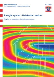 Energie sparen · Heizkosten senken