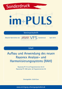 und Harmonisierungssystems (RAH)