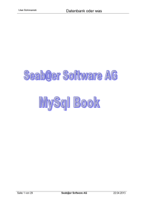 Mysql Handbook - Seab@er Software AG