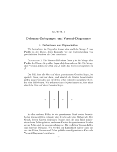 Delaunay-Zerlegungen und Voronoi