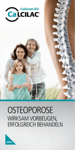 osteoporose - mibe GmbH Arzneimittel