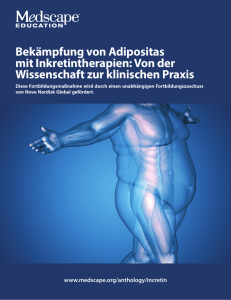 Bekämpfung von Adipositas mit Inkretintherapien: Von der