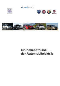 Grundkenntnisse der Automobilelektrik