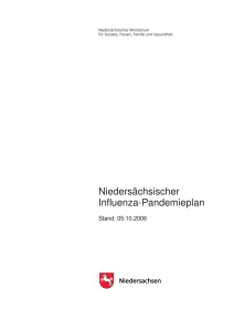 Influenzapandemieplan Niedersachsen
