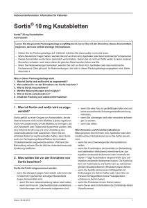 Sortis ® 10 mg und 20 mg Kautabletten