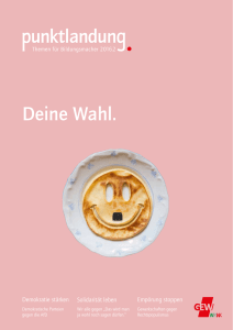 Deine Wahl.