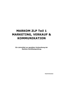 MARKOM 1 - Marketingcoaching