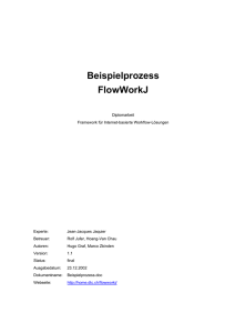 Beispielprozess FlowWorkJ