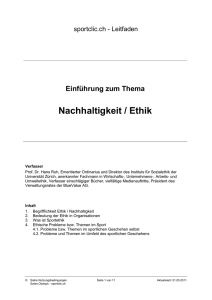 Ethik Einführung