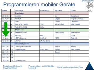 Programmieren mobiler Geräte - High Performance and Web