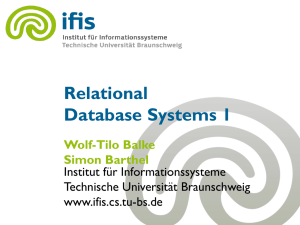 Slides11 - IfIS - Technische Universität Braunschweig