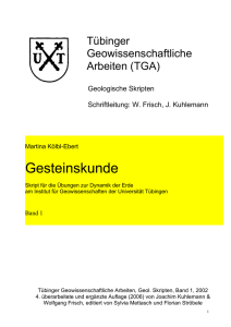 Tübinger Geowissenschaftliche Arbeiten (TGA)