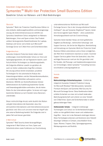 Symantec™ Multi-tier Protection Small Business Edition