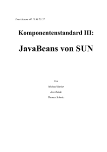 JavaBeans von SUN