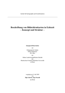 Beschriftung von Bildschirmkarten in Echtzeit