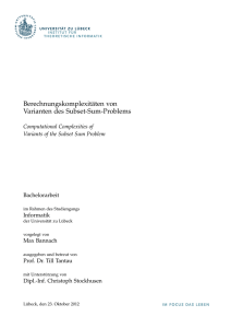 PDF anzeigen - Institut für Theoretische Informatik