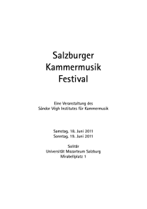 Salzburger Kammermusik Festival